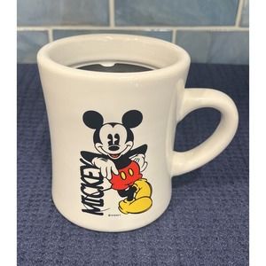 Vintage Highwave Mickey Mouse Disney Travel Mug Coffee Cup W/ Lid Non Slide EUC!